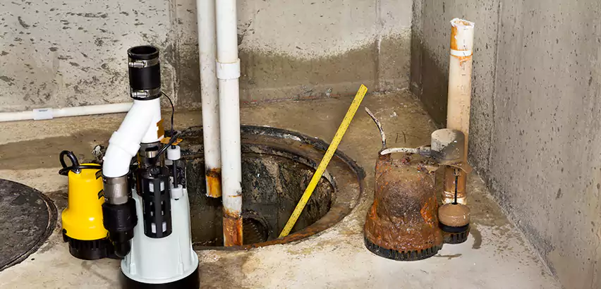 Installing Sump Pump in Finished Basement in Miller Place, NY
