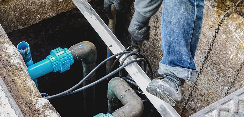Zoeller Sewage Ejector Pump System in Miller Place